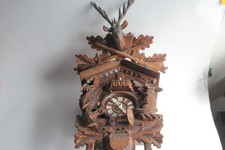 REUGE Pendule Coucou 8 jours 60 cm Forêt Noire (73625)