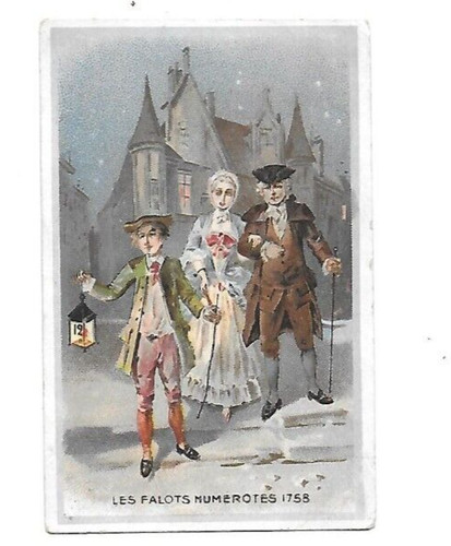 Ancien chromo publicitaire h - publicitaire,