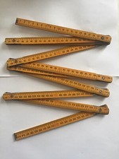 Ancien double mètre pliant