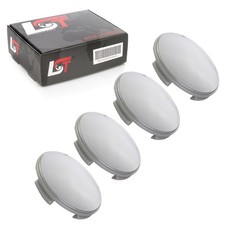 4X Capuchon De Moyeu Couvercle De Roue Gris Courbé Ø 60Mm Pour OPEL