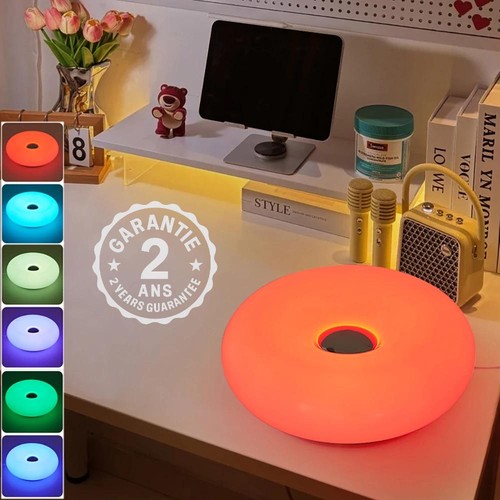 Lampe deco table beignet - lampe,