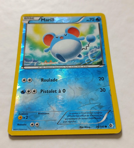 Carte pokemon marill 149 - carte,