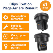 1 x Clip Renault ✅ Plage Arrière Coffre Clio Mégane Scénic Laguna Modus nextrio