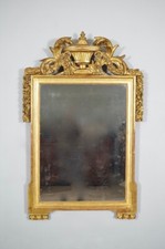 Miroir Louis XVI bois doré à