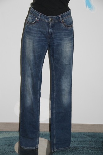 Jeans slim bleu - slim, délavé