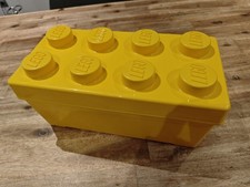 Divers légo LEGO Box Boite de rangement officielle Lego couvercle jaune TBE 2012