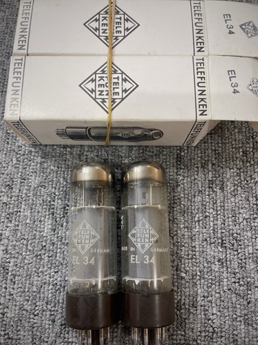 Telefunken el34 6ca7 brown - telefunken,