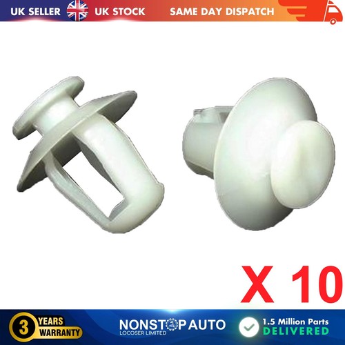 10x clips garniture tôle - 10x,