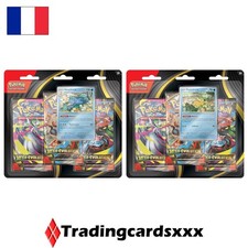 Pokémon - Lot 2 Tri Pack de 3 boosters ME01 Méga-Évolution: Psykokwak & Akwakwak