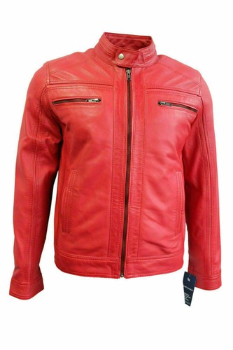 Manteau rouge classique pour