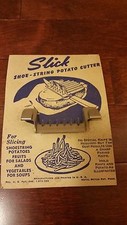 NEW Vintage SLICK Shoe String Potato French Fry Cutter Knife Tool Vegetable