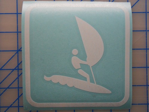 Planche voile autocollant - voile,