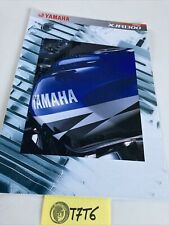 Yamaha XJR1300 2002 1300 XJR brochure de vente catalogue prospectus moto