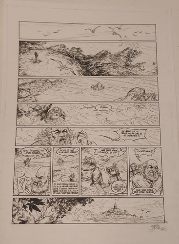 Planche originale durandal - bd,