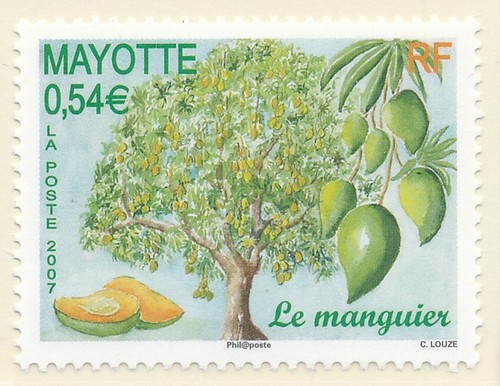 Timbre mayotte 205 neuf sans - mayotte,