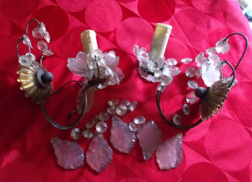 Paire ancienne applique - ancienne,