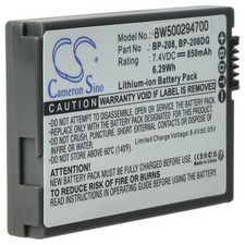 Batterie pour Canon MVX1s HR10