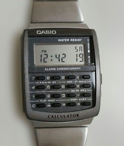Montre numérique casio data - numérique,