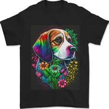 Frais Basset Hound Chien T-Shirt 100% Coton