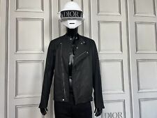 UltraRare & Great Dior Homme SS11 Waxed Cotton Motocycle Jacket