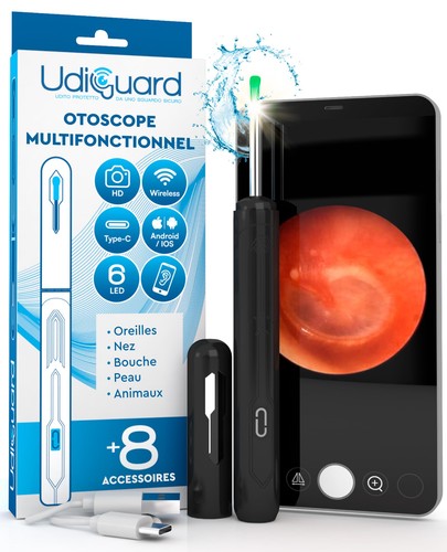 Otoscope oreille avec - avec, caméra