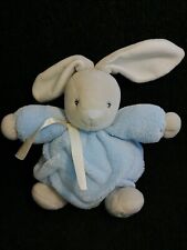 Doudou lapin plume gris et