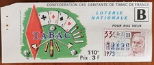 Billet de loterie nationale