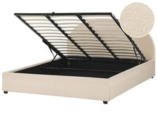 Lit avec Rangement en Velours