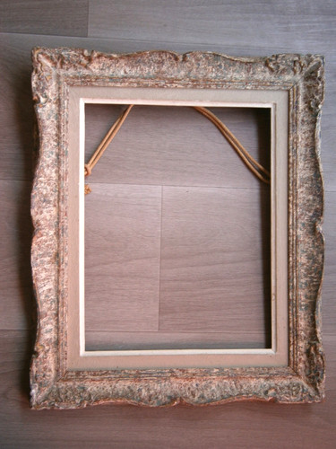 Cadre bois sculpté st - bois, 5f