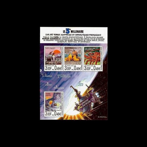 Bloc timbres taaf - bloc, n°