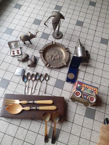 Lot brocante objets - .,