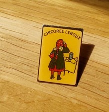 Pin’s Chicorée Leroux Affiche Publicitaire Ancienne