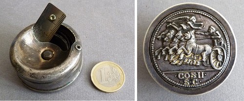 Ancien mètre ruban métal - mÈtre,