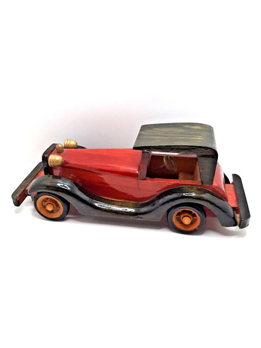 Voiture bois vintage jouet - voiture,