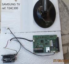Carte (PCB) vidéo TV SAMSUNG T24C300 + socle + 2 HP
