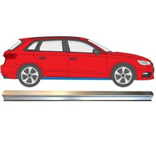 Réparation bas de caisse inférieure pour Audi A3 8V 2012-2020 / Droite