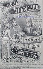 PUBLICITE PILULES DE BLANCARD