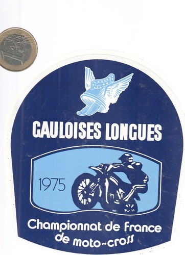 Autocollant moto gauloises - autocollant.,