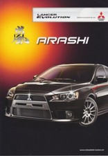 Brochure Mitsubishi Lancer Evolution X Arashi 07/2011 Suisse en français