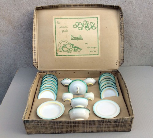 Coffret ancienne dinette - , en