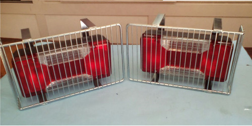 Paire grilles protection feux - grilles,