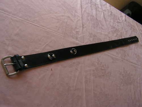 Ceinture cuir militaire - cuir,