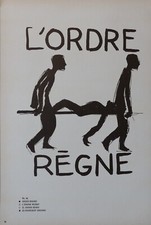 Affiche mai 68 L'ORDRE REGNE /