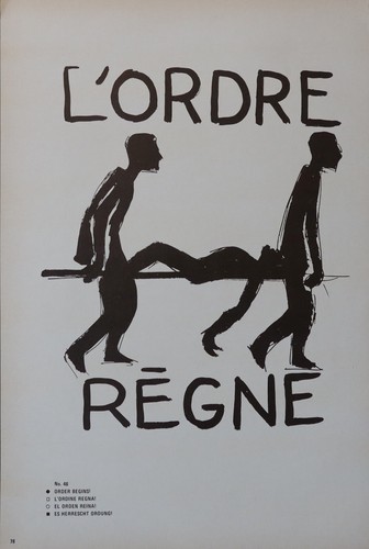 Affiche mai ordre regne - mai, 68