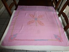 SUPERBE  FOULARD  BRODE  MAIN
