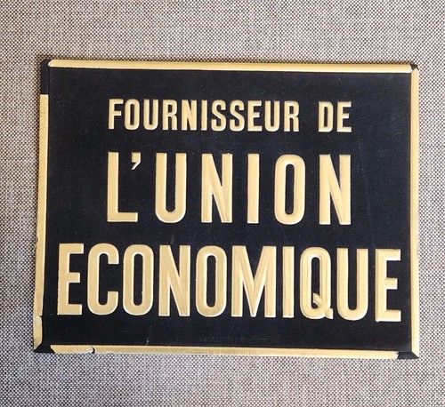 Plaque publicitaire carton - publicitaire,