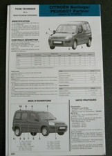 Fiche technique automobile