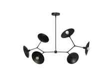 Suspension Plafonnier Sputnik À 6 Lumières En Branche De Style Stilnovo