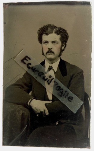 Ferrotype photo portrait - photo,