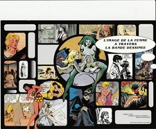 L'Image de la Femme à travers la BD. Carte EXPO 93 dessins de Pratt Bilal Manara